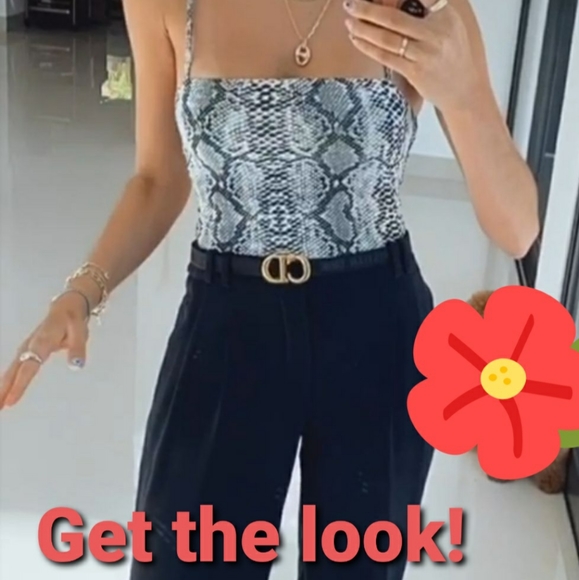 🍭💥New- Snakeprint Bodysuit - Picture 3 of 6